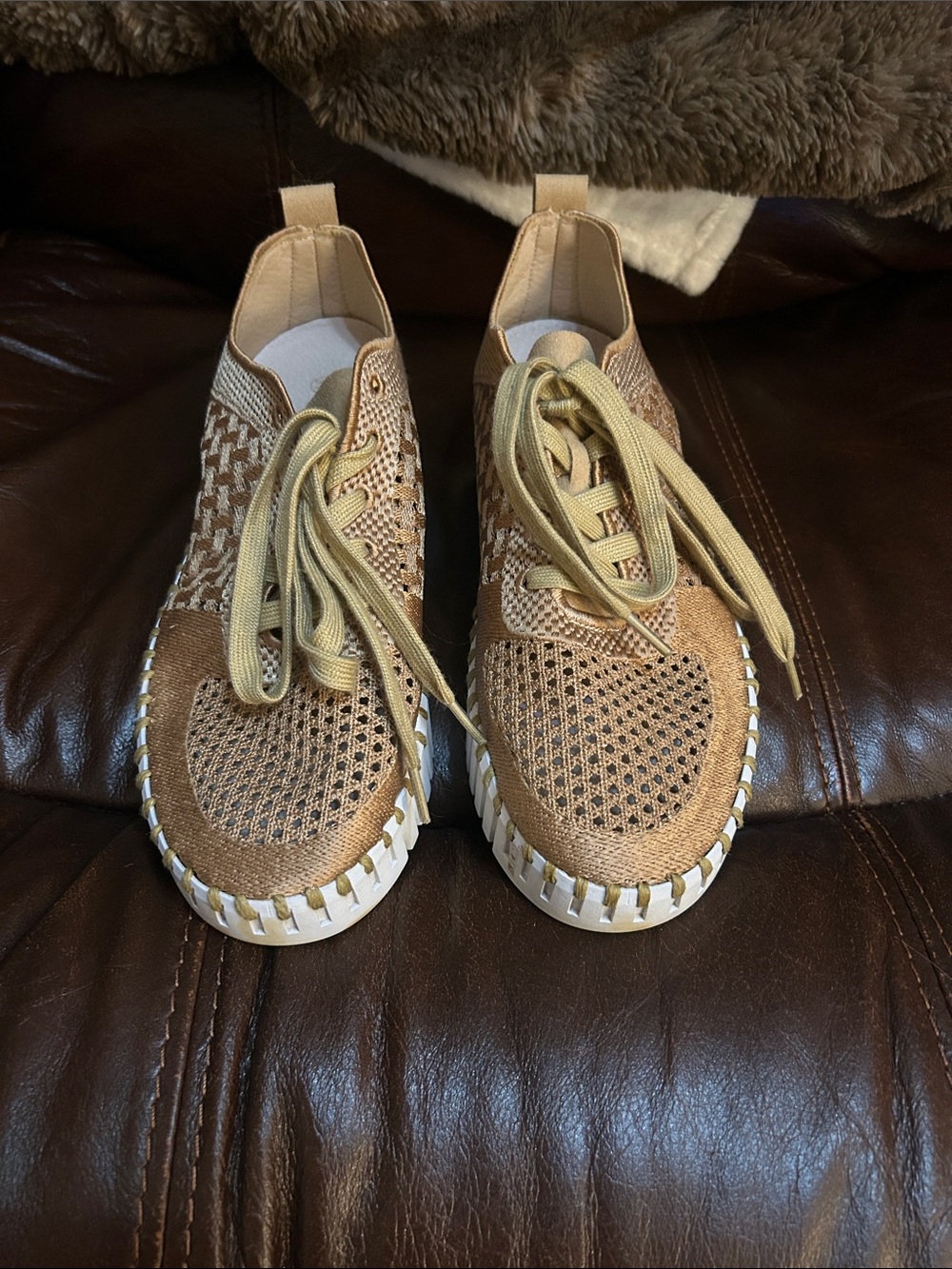 ilse Jacobsen Lace Up Platform Sneakers